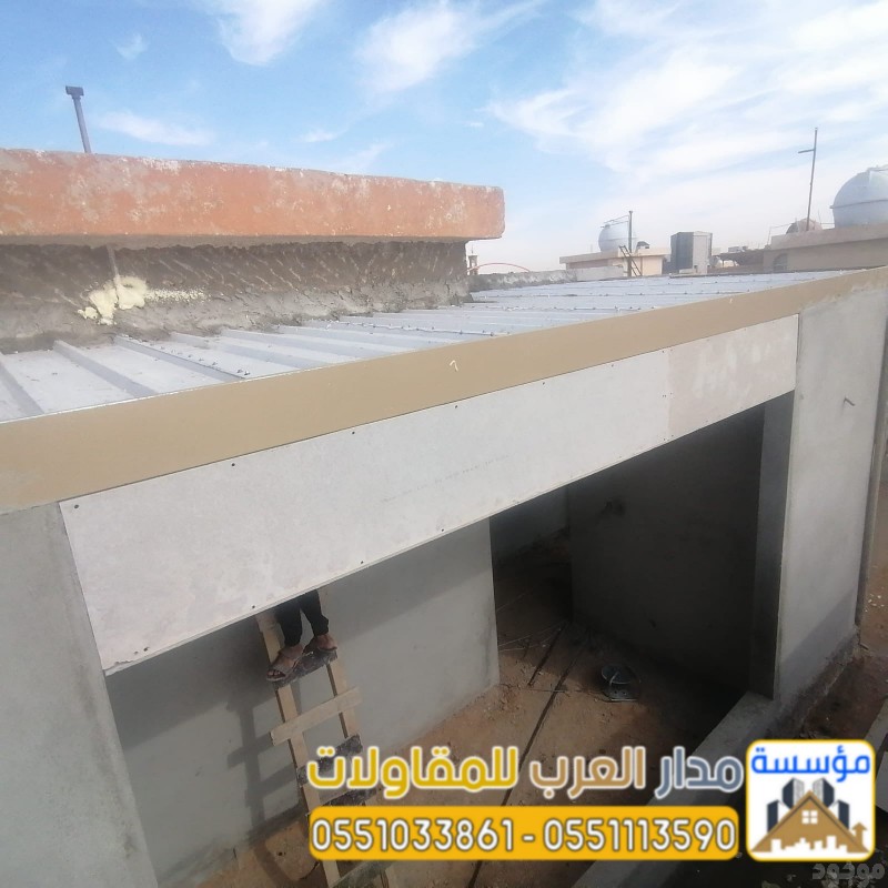 تركيب ملاحق ساندوتش بانل بالرياض | مجالس، غرف، واستراحات جاهزة
