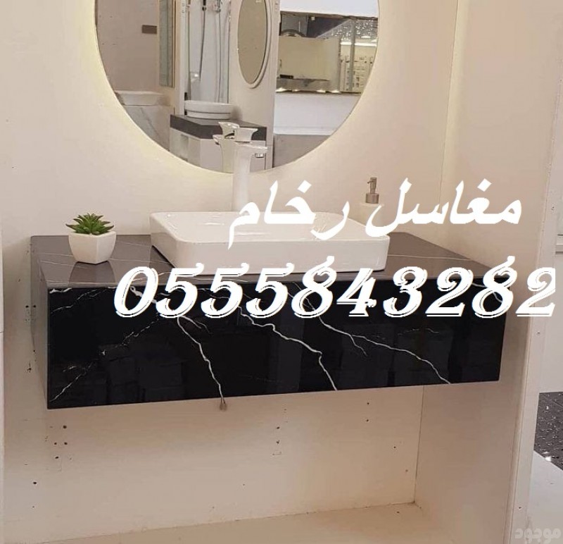  مغاسل رخام , ديكورات حمامات فاخرة 