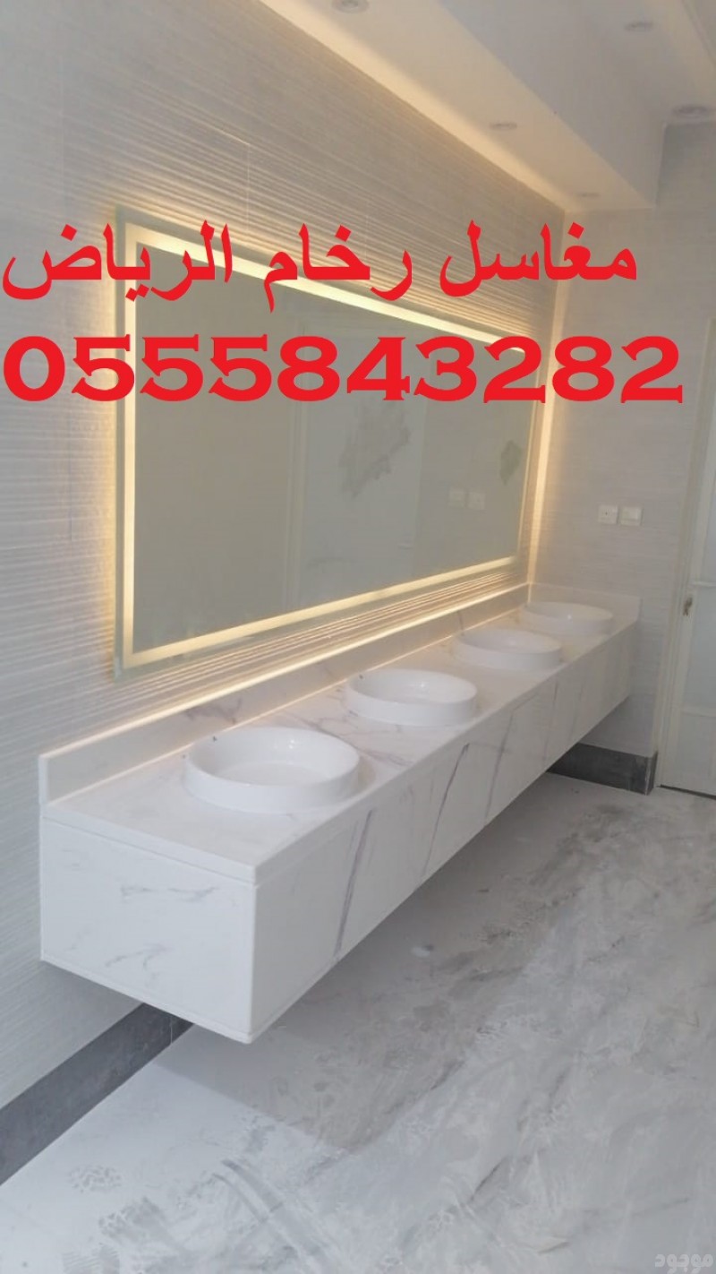  مغاسل رخام , ديكورات مغاسل حمامات جديدة