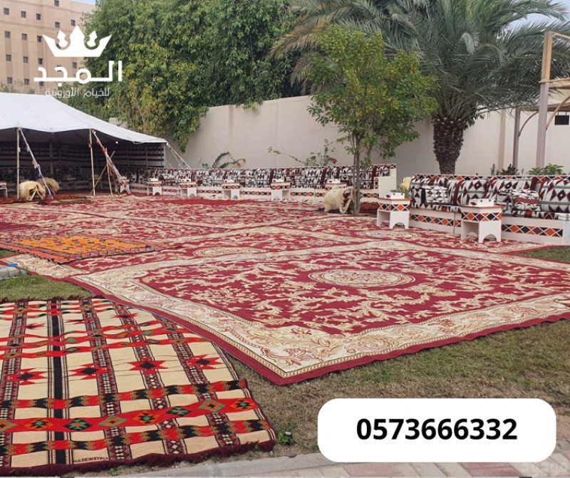 خيام شعبية, تاجير خيام بالرياض, كنب وكراسى وطاولات , لوازم مناسبات للايجار