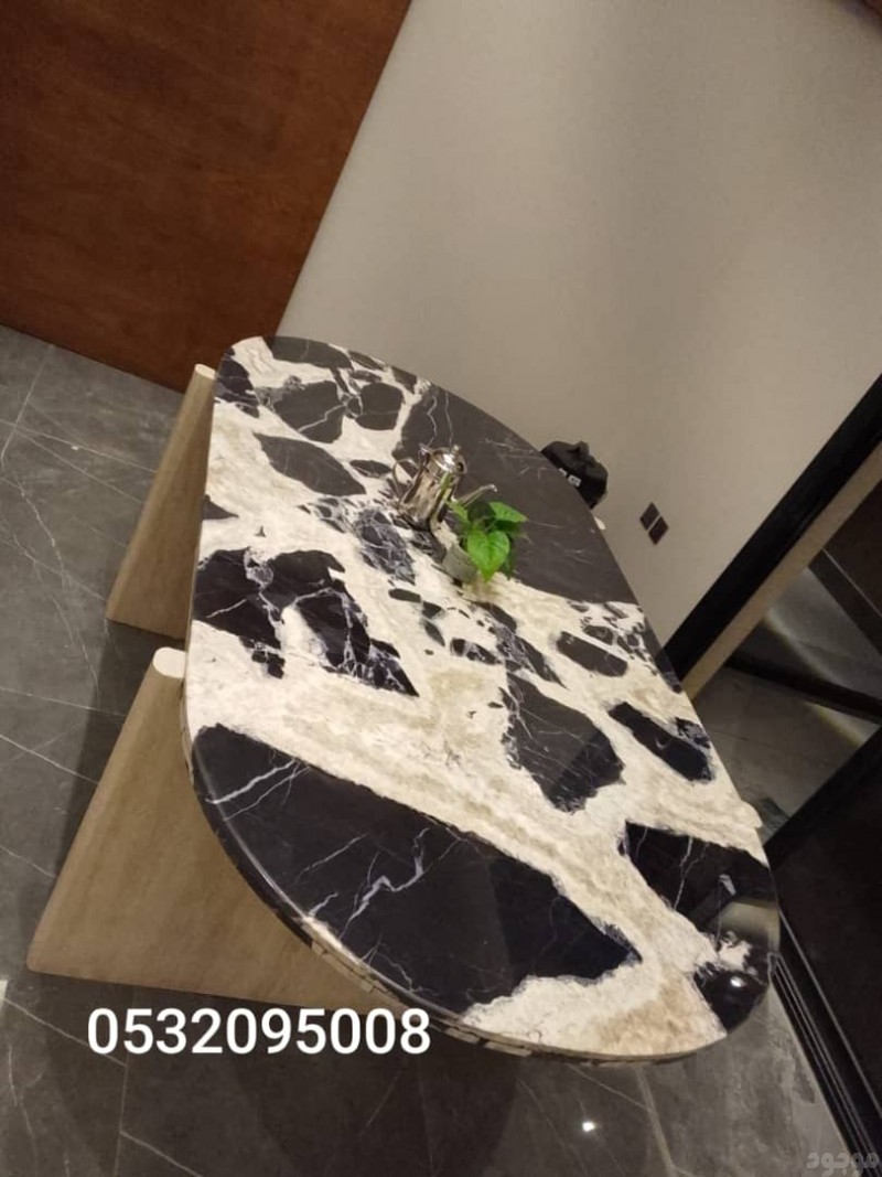 طاولات رخام طبيعي