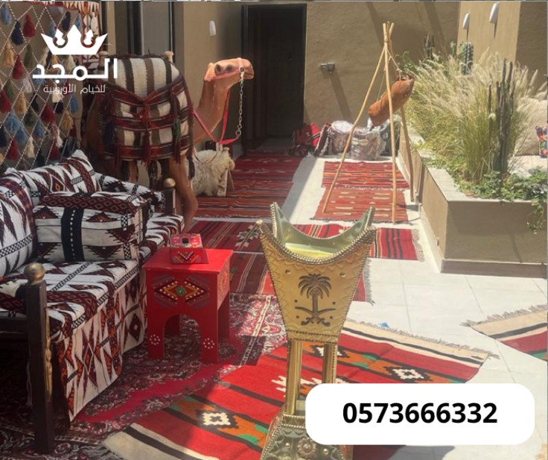 جلسات شعبية, طاولات للايجار, كنب مناسبات,خيام اوربية, ركنيات شعبية, تاجير خيمه