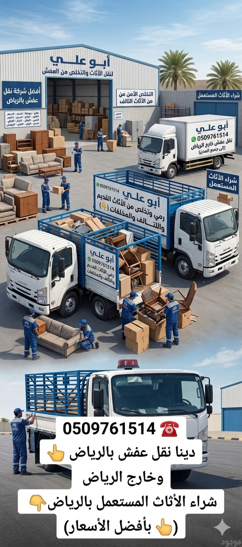 ناخذ العفش التالف والكراكيب بالرياض 0509761514